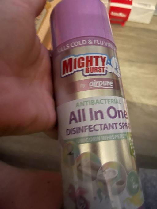  — Disenfectant sprays 2£ each a few