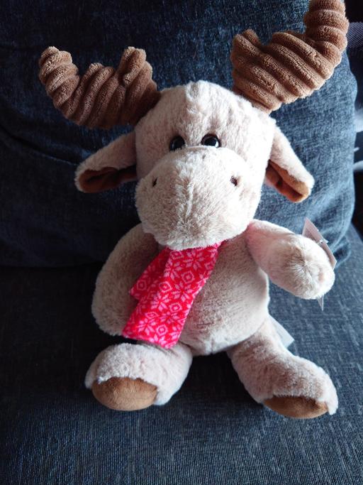  — Christmas reindeer soft toy