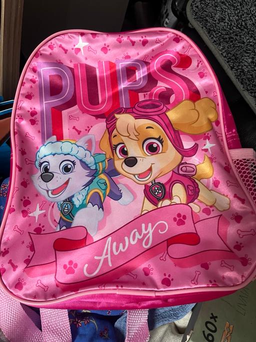  — New paw patrol back pack 1£