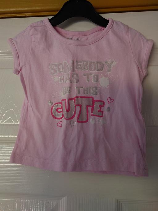  — Girls pink top size 18-24 months