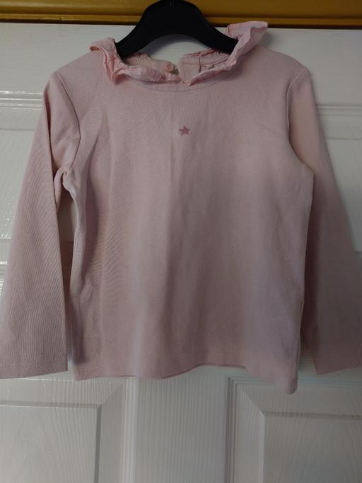 — Girls pink long sleeve top size 2-3 years