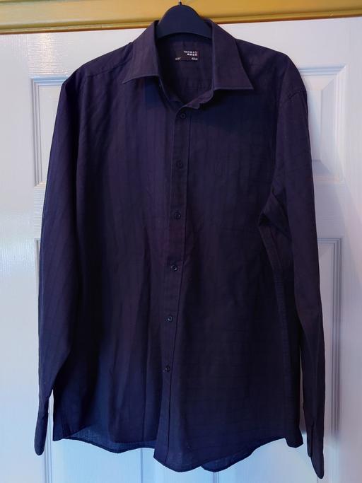  — Mens black Thomas Nash shirt size 16½