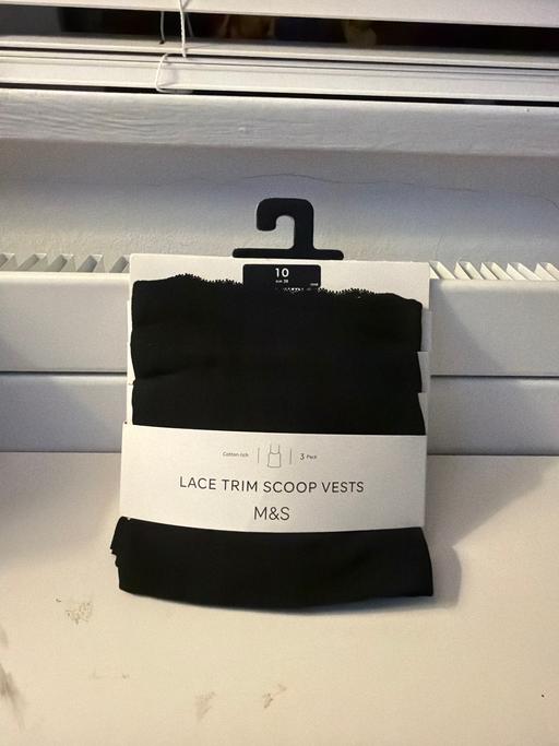  — Lace Trim Scoop Vests