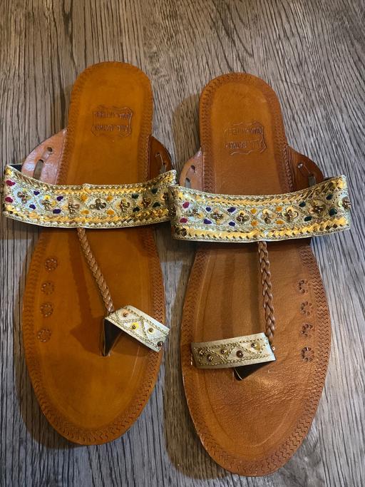  — Gold Sequin Sandal