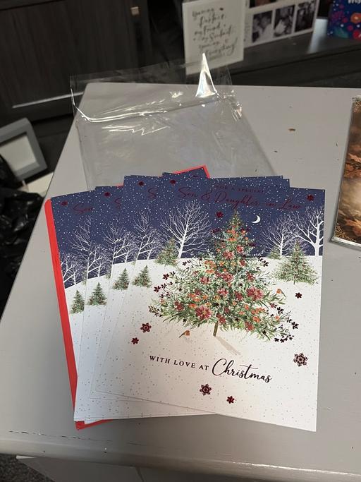  — Pack of 6 Daughter & son in law Xmas cards