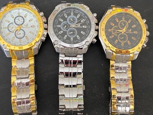  — 3x Mens analog Quartz Orlando watch.