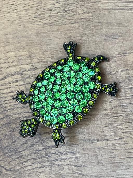  — Large turtle brooch