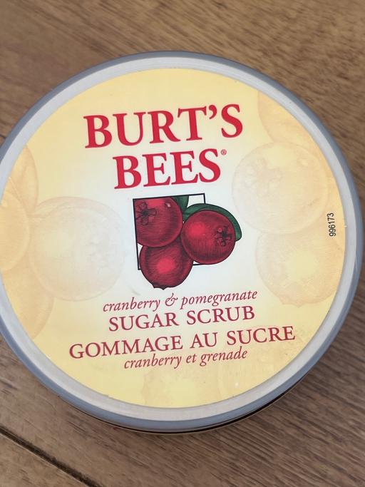  — Burts bees sugar scrub new