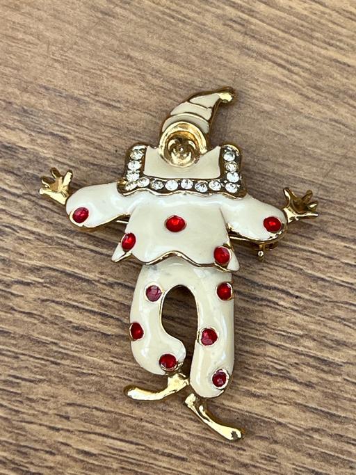  — Vintage clown brooch