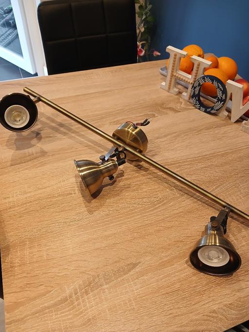  — brass spot lights