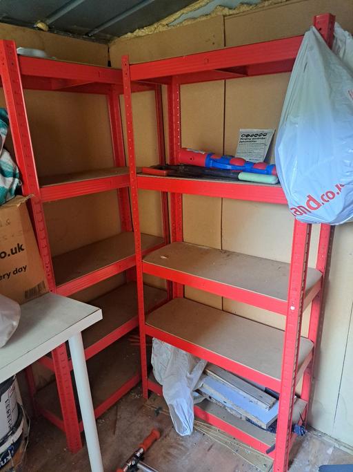  — shed metal shelves