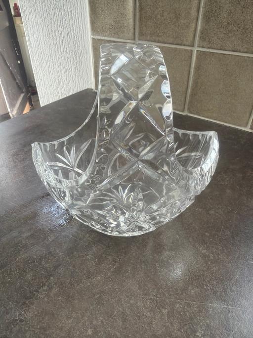  — Vintage Glass Basket