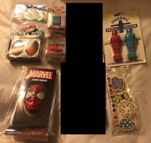  — Erasers set