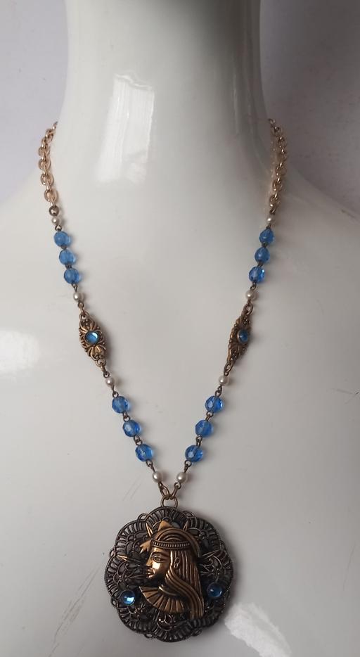  — Vintage Egyptian Revival Cleopatra Pendant