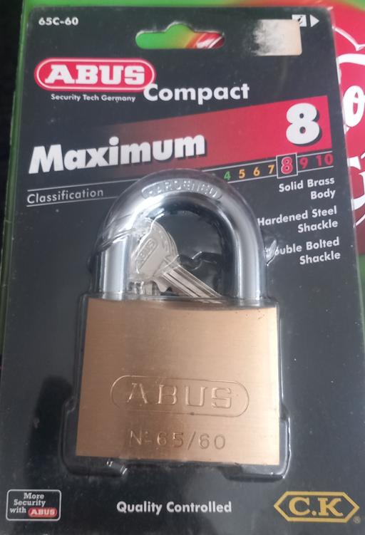  — Heavy Duty ABUS 65/60 Brass Padlock