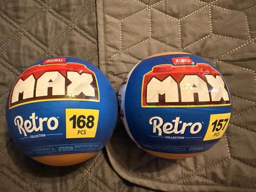 — Zuru max retro balls x2 new,sealed