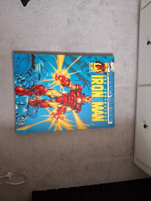  — ironman canvas picture