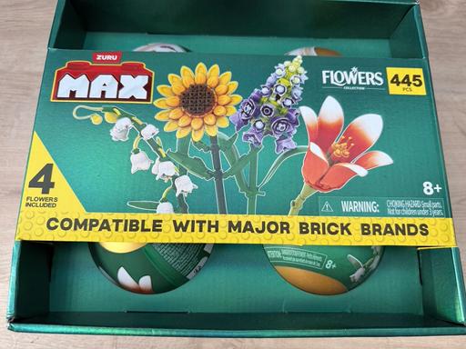  — Zuru max flower balls x4 new,sealed