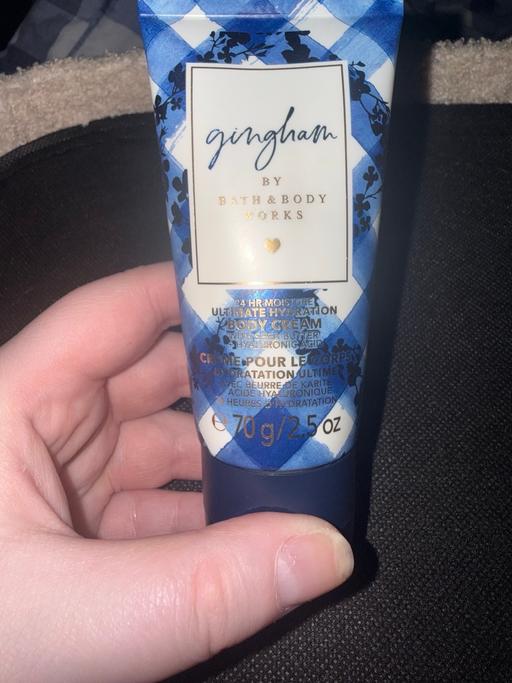 — Bath&body works gingham body cream 70g