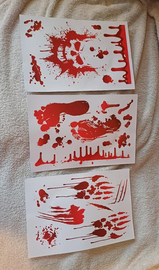  — halloween window stickers new