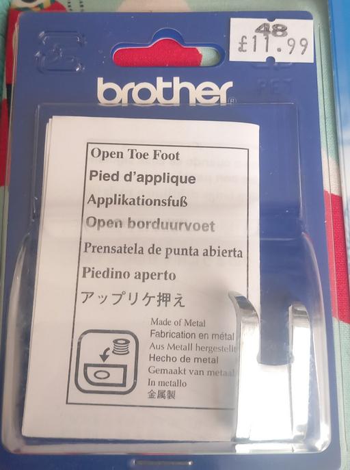  — Brother Open Toe Foot F060 (XE1094-101)