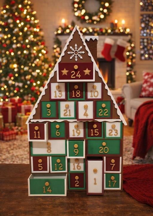  — 3D Printed Wooden‑Style Advent Calendar