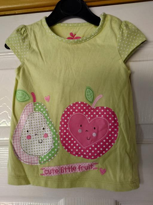  — Baby girls green top size 9-12 months