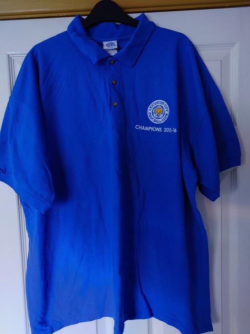 — Mens Leicester city polo top size 2XL