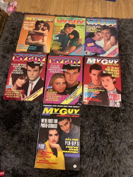  — Books vintage My Guy 80s