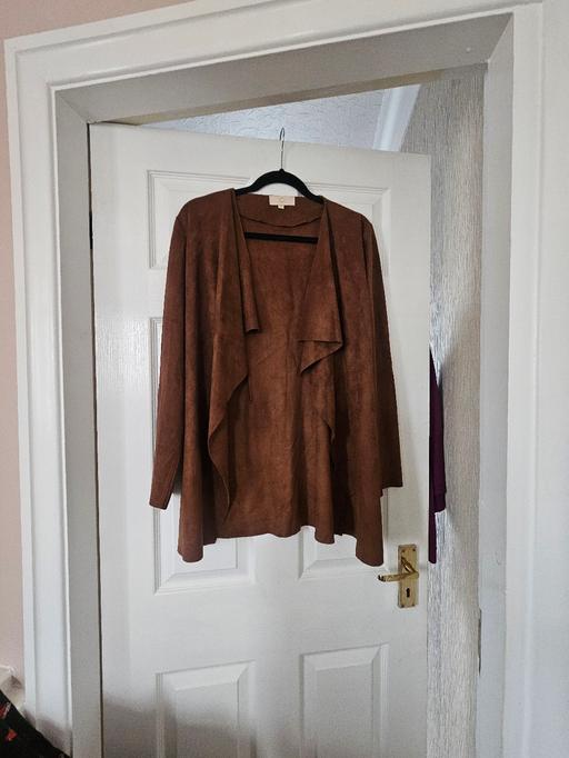  — Lovely soft feel jacket, size 16..like new.