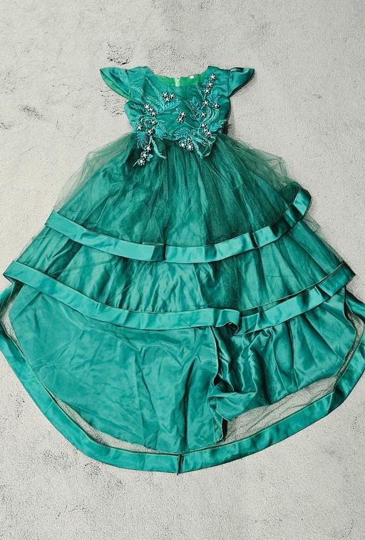  — Green Girls Party Dress