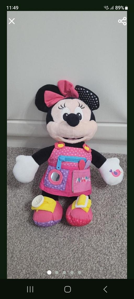  — Disney baby Minnie mouse sensory plush toy