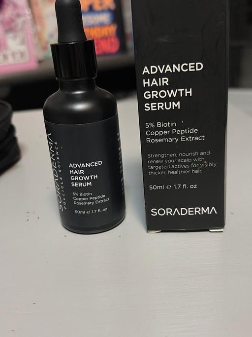  — Soraderma advanced hair growth serum