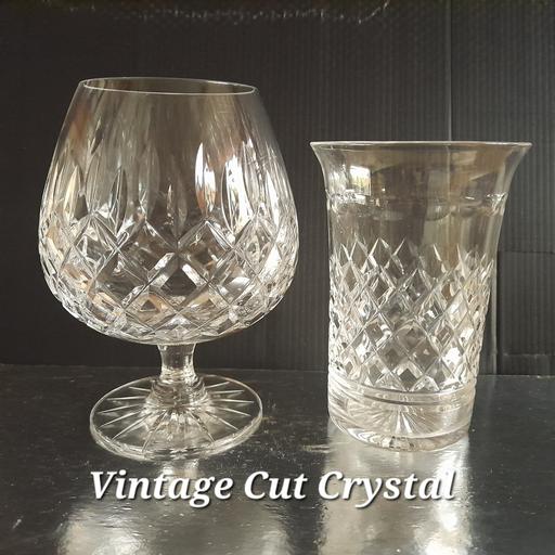  — CUT CRYSTAL BRANDY BALLOON & WHISKY TUMBLER