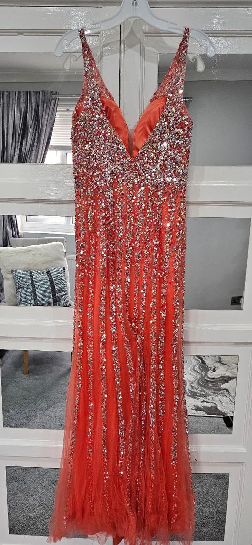  — Coral Party Dress