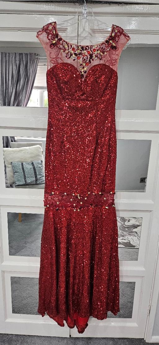  — Red Party Maxi Dress