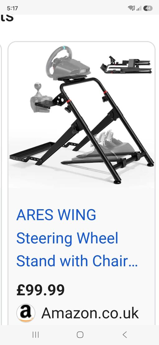  — gaming sterling wheel stand