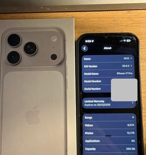  — iPhone 17 Pro 256GB Excellent Condition