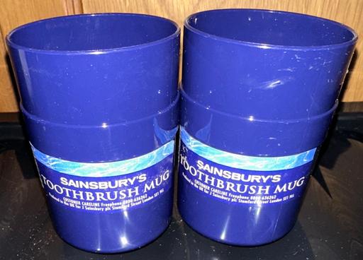  — Sainsbury’s tooth mugs x2
