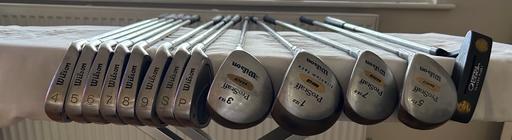  — Full set of Wilson Pro Staff WD golf clubs