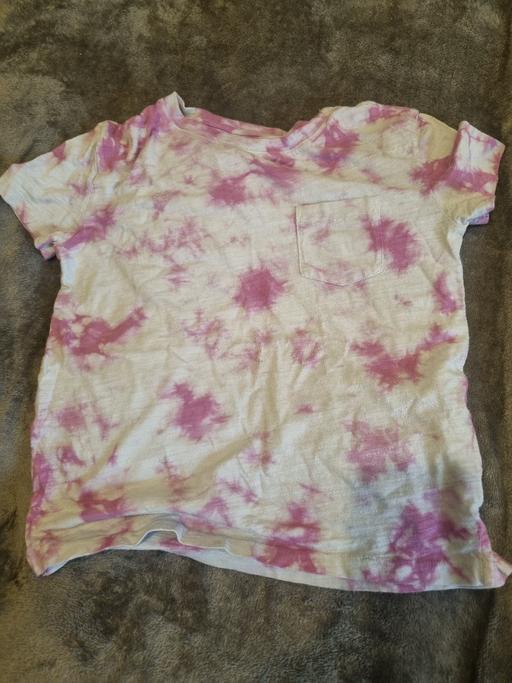  — Gap Kids Tie-Dye T-Shirt M Purple White Chest
