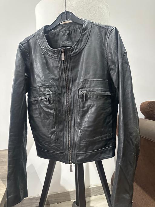  — Leather jacket from Calvin Klein