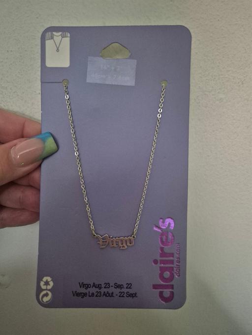 — new Claires Virgo Necklace