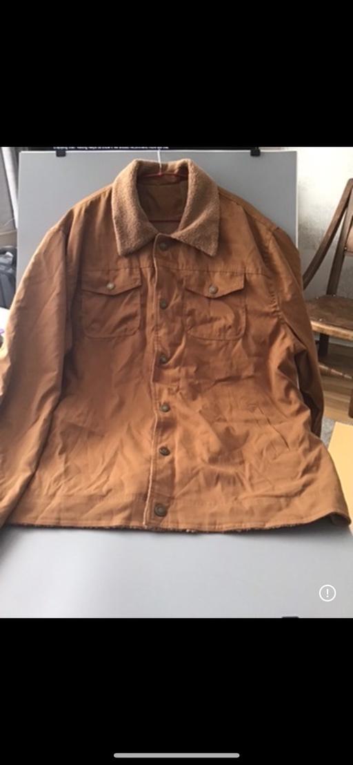  — Mens brand new brown coat jacket.