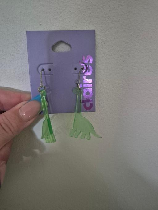  — new Claires Dinosaur Earrings