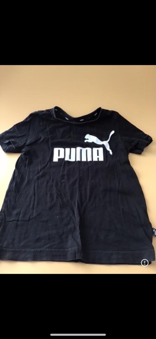  — Boys black Puma t-shirt/Top 7/8yrs.