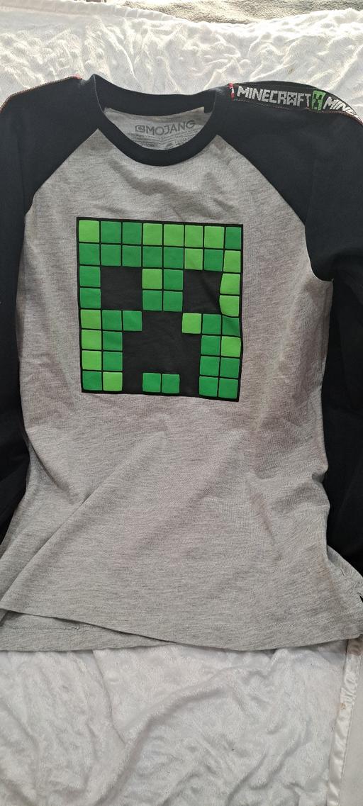  — Next Minecraft long sleeve top Age 10