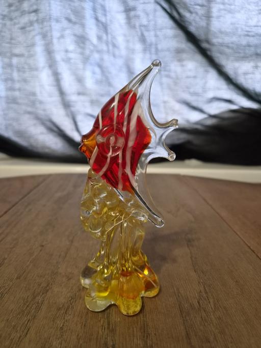  — Red /Amber Murano Glass
