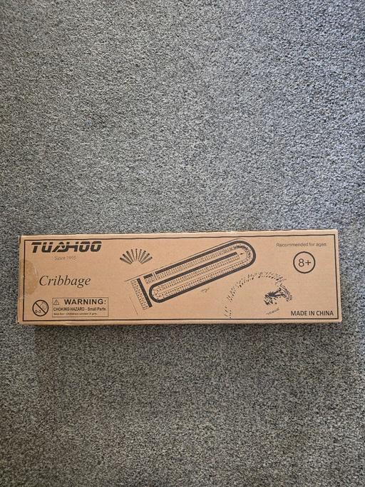  — TUAHOO Cribbage wooden Board - new