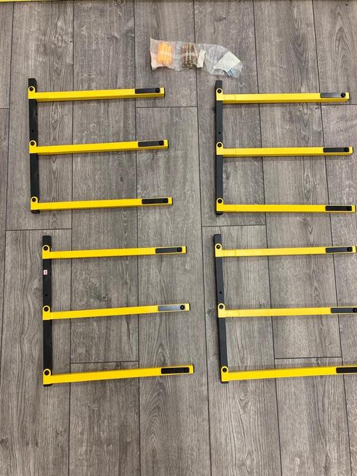  — 2 xHeavy duty 3Level folding Wall Mount Rack